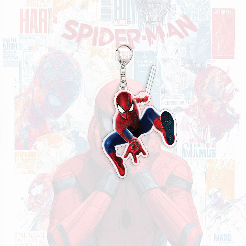 Spider Man Acrylic Keychain An - Men Fashion Key avis et prix