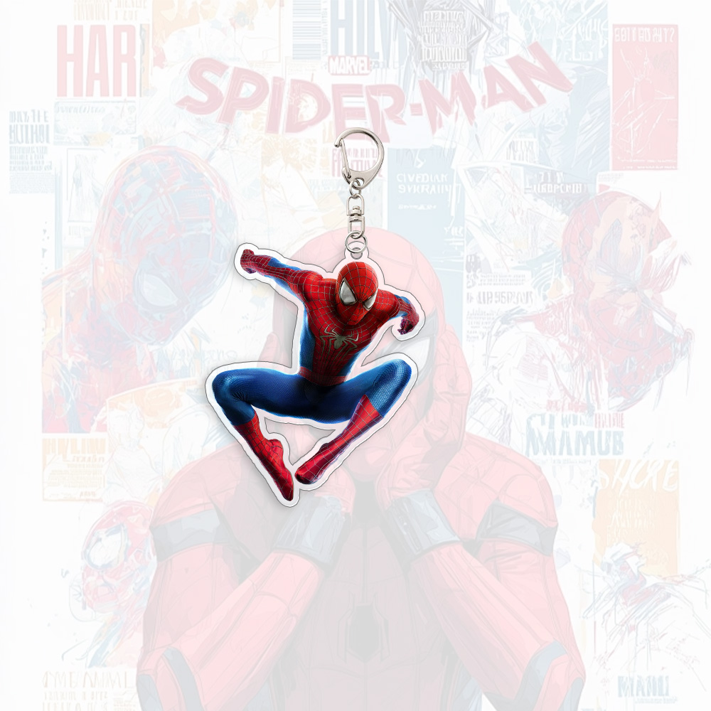Spider Man Acrylic Keychain An - Men Fashion Key avis et prix