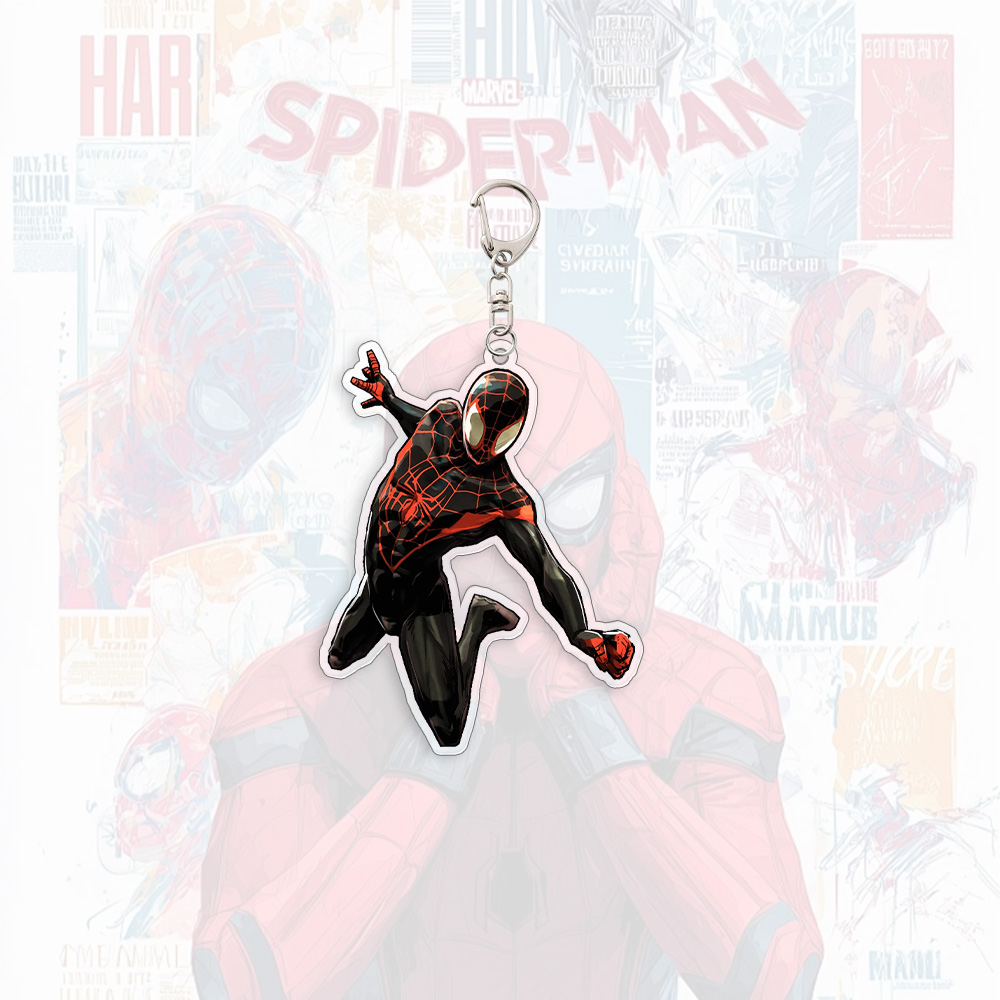 Spider Man Acrylic Keychain An - Men Fashion Key avis et prix