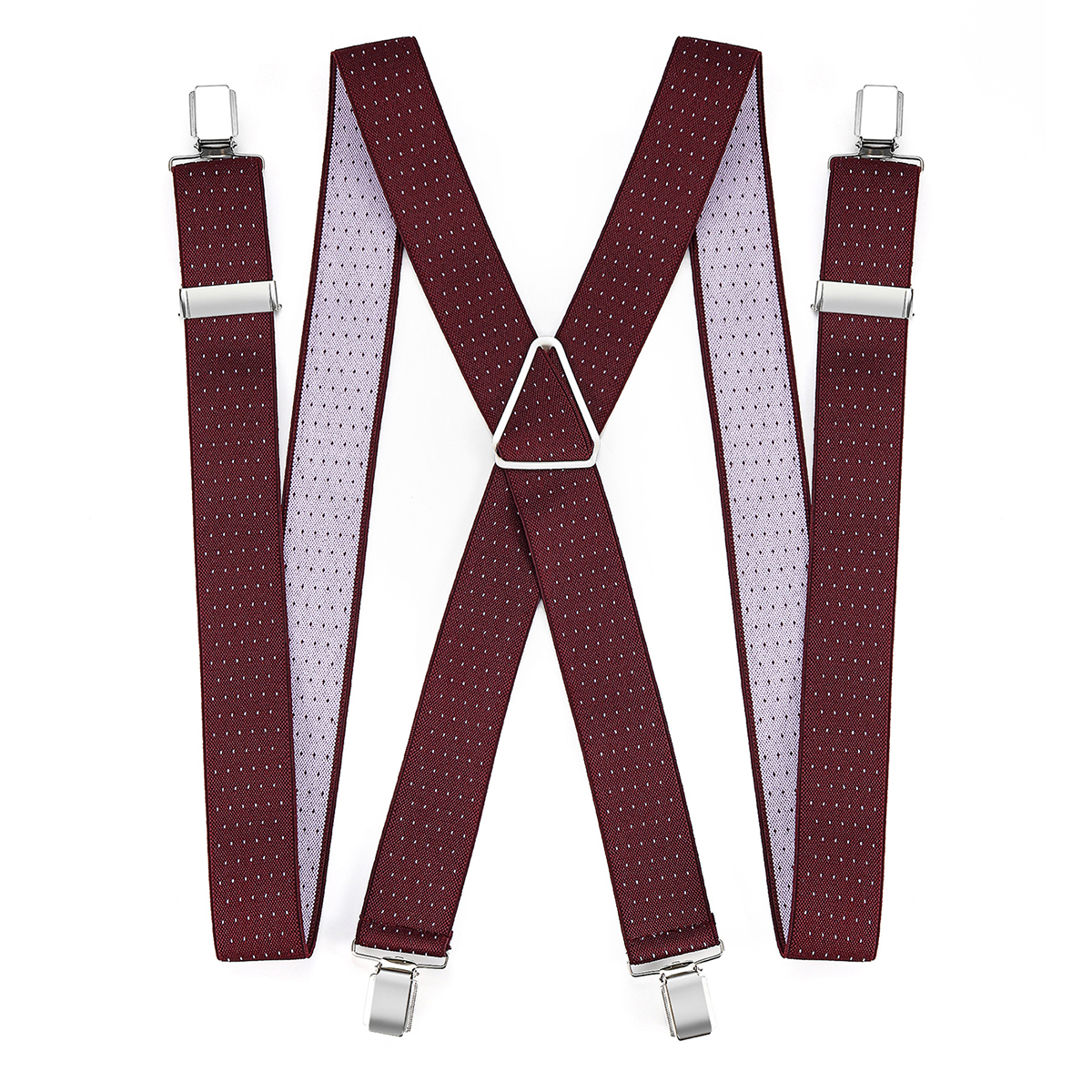 Men's Dot Flower British Elast - Suspenders Clip Men avis et prix