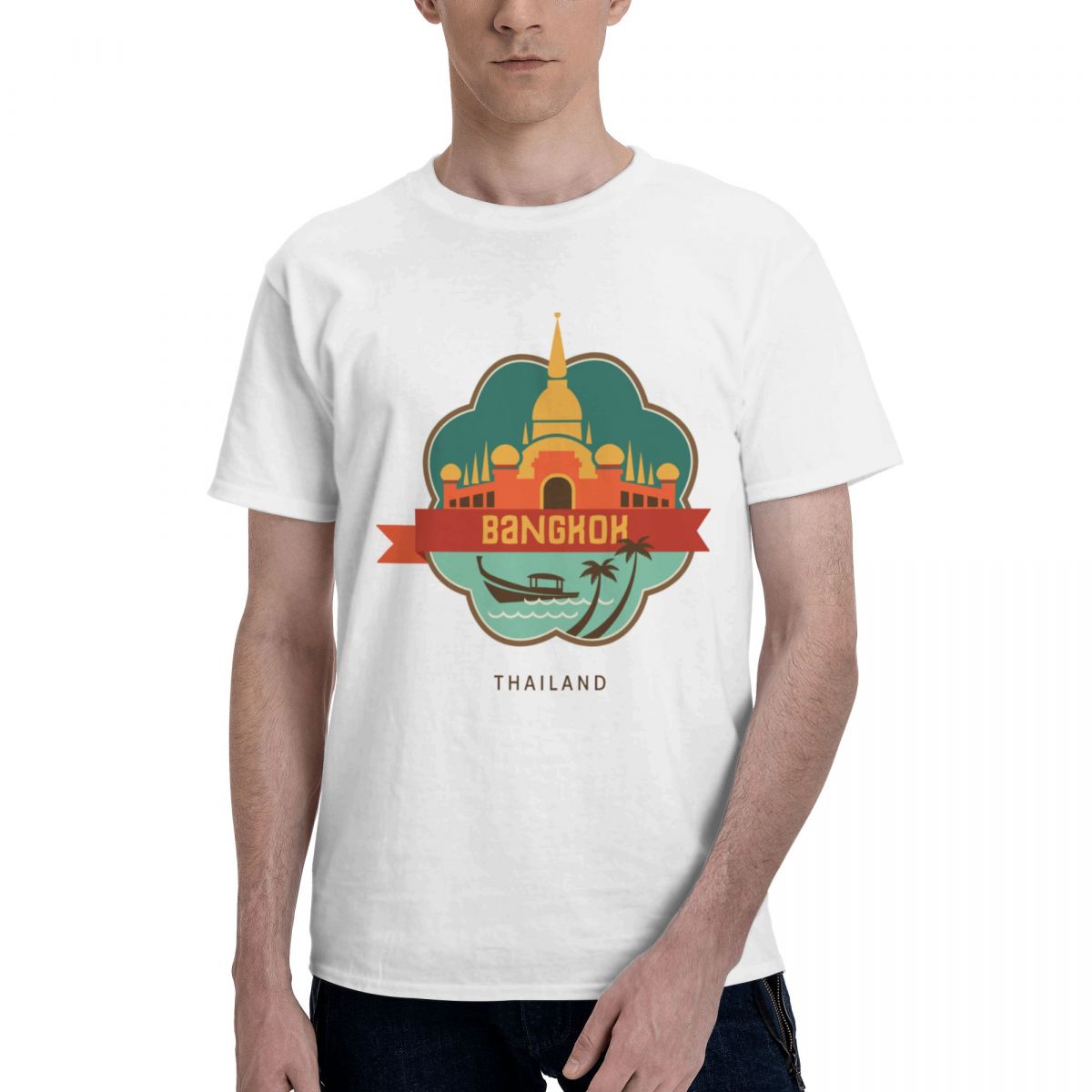 100% Cotton THAILAND BANGKOK T - Mens Fashion Bangkok avis et prix