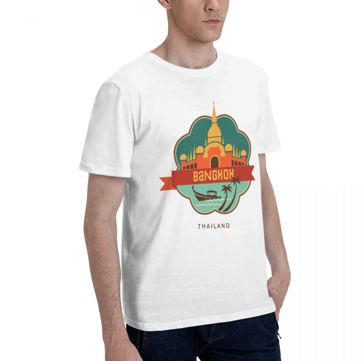 100% Cotton THAILAND BANGKOK T - Mens Fashion Bangkok avis et prix