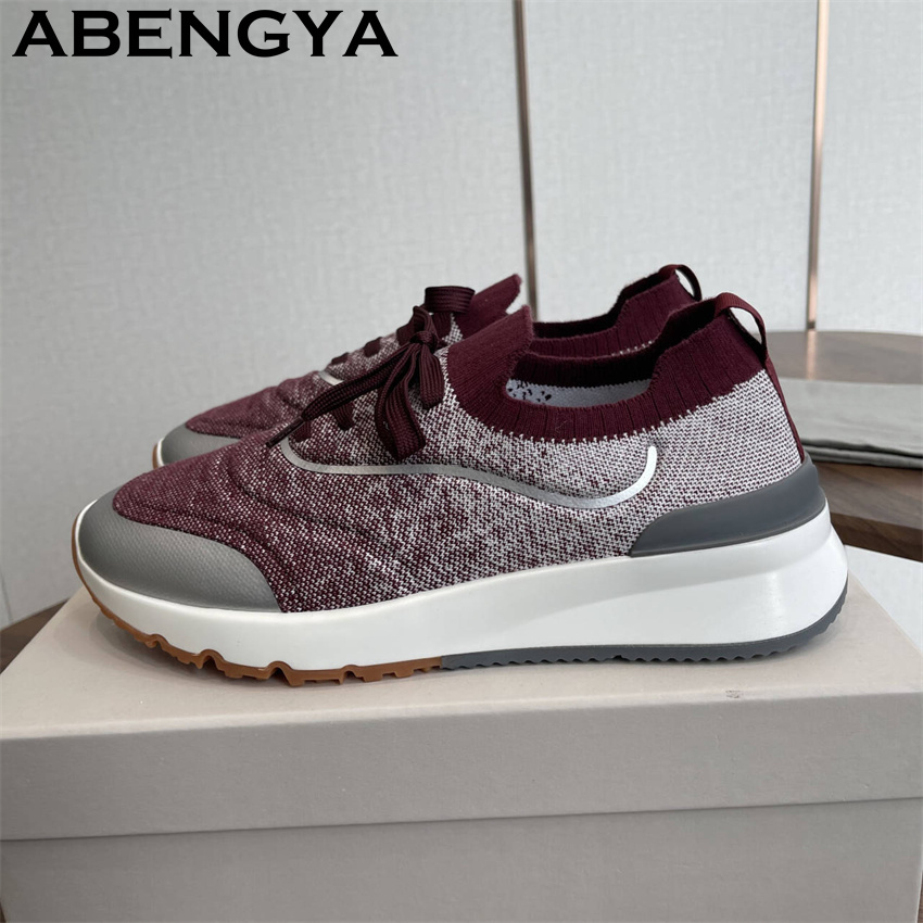 Men New Multicolour Knitted lo - Mens Fashion Trainers avis et prix