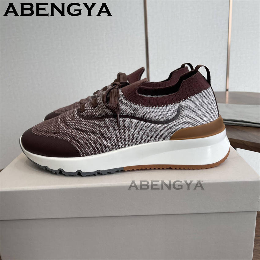Men New Multicolour Knitted lo - Mens Fashion Trainers avis et prix