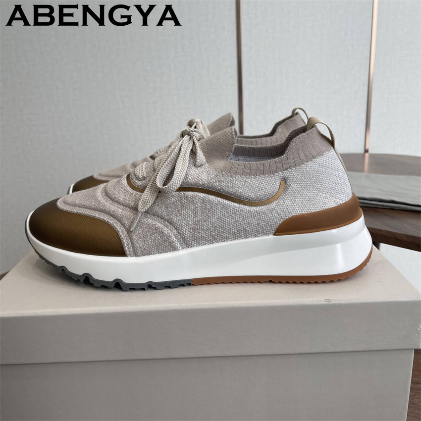 Men New Multicolour Knitted lo - Mens Fashion Trainers avis et prix