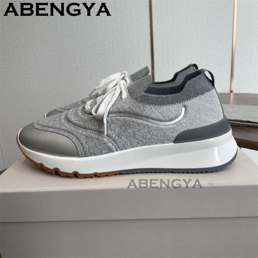 Men New Multicolour Knitted lo - Mens Fashion Trainers avis et prix